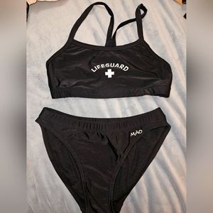 Black lifeguard suit